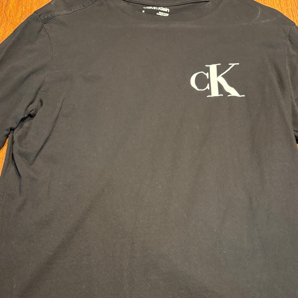 Calvin Klein Men's Black Long Sleeve Tee